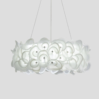 White Hydrangea Pendant Lamp Arkstarhome