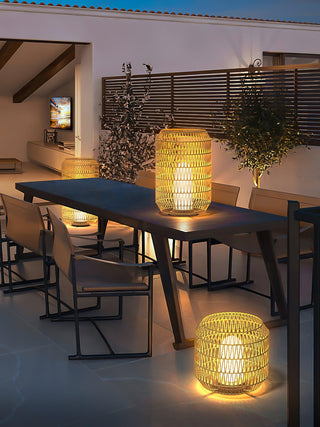 Woven Rattan Outdoor Lamp Arkstarhome