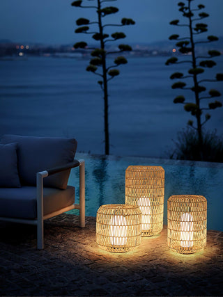 Woven Rattan Outdoor Lamp Arkstarhome