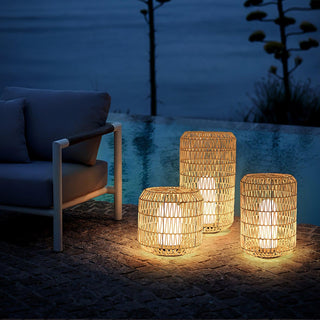 Woven Rattan Outdoor Lamp Arkstarhome