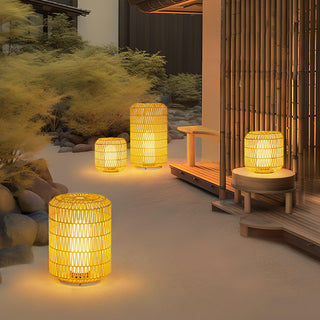 Woven Rattan Outdoor Lamp Arkstarhome