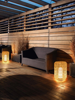 Woven Rattan Outdoor Lamp Arkstarhome