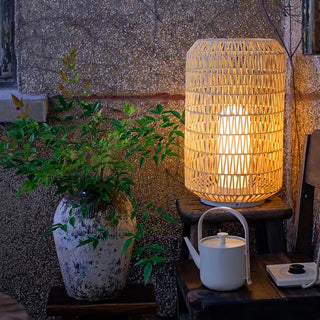 Woven Rattan Outdoor Lamp Arkstarhome