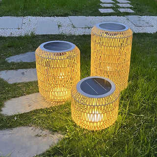 Woven Rattan Outdoor Lamp Arkstarhome