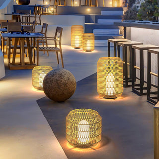 Woven Rattan Outdoor Lamp Arkstarhome