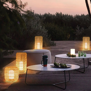 Woven Rattan Outdoor Lamp Arkstarhome