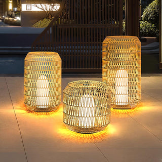 Woven Rattan Outdoor Lamp Arkstarhome