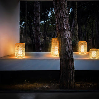 Woven Rattan Outdoor Lamp Arkstarhome