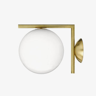 Blown Glass Opal Glass Wall Lamp Arkstarhome