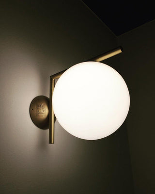 Blown Glass Opal Glass Wall Lamp Arkstarhome