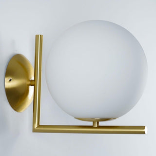 Blown Glass Opal Glass Wall Lamp Arkstarhome