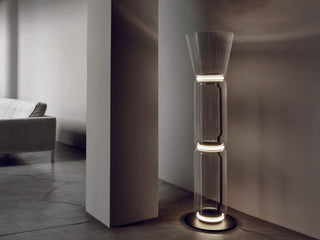 Bamboo Glass Floor Lamp Arkstarhome